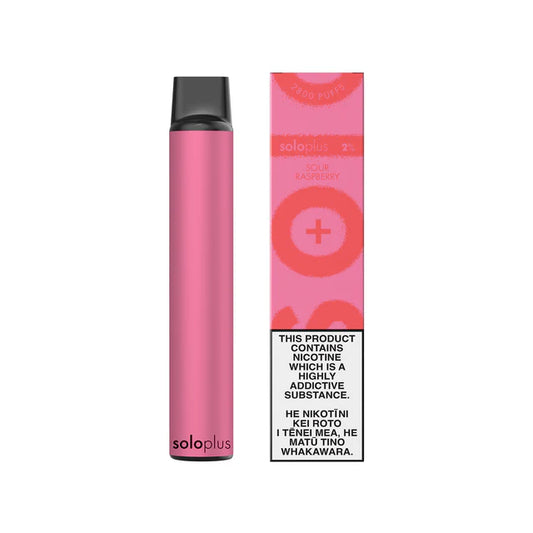 Sour Raspberry | SOLO Plus Disposable Vape