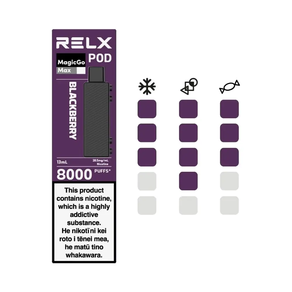 Blackberry | RELX MagicGO Max Vape Pods