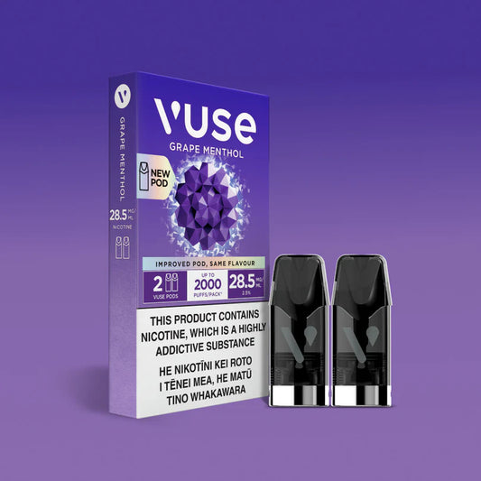 Grape Menthol | Vuse GO Reload Replacement Pod Cartridges