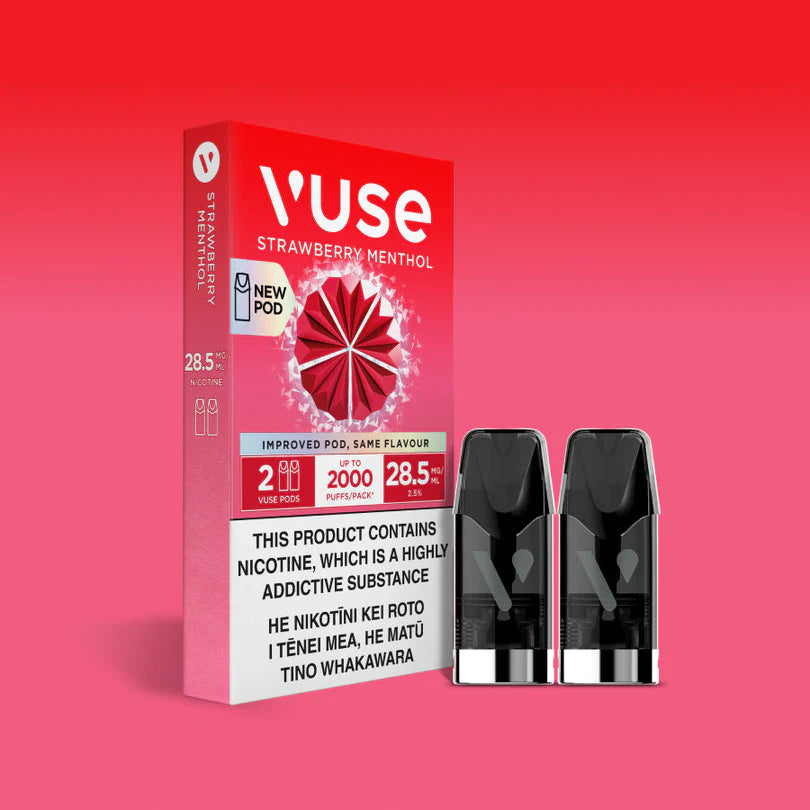 Strawberry Menthol | Vuse GO Reload Replacement Pod Cartridges