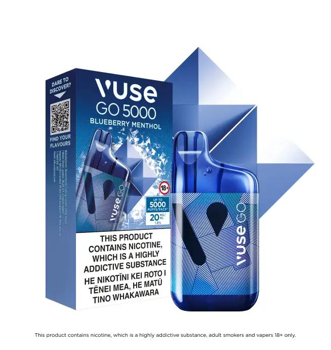 Blueberry Menthol | VUSE GO 5k Disposable Vape