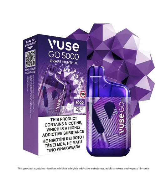 Grape Menthol | VUSE GO 5k Disposable Vape