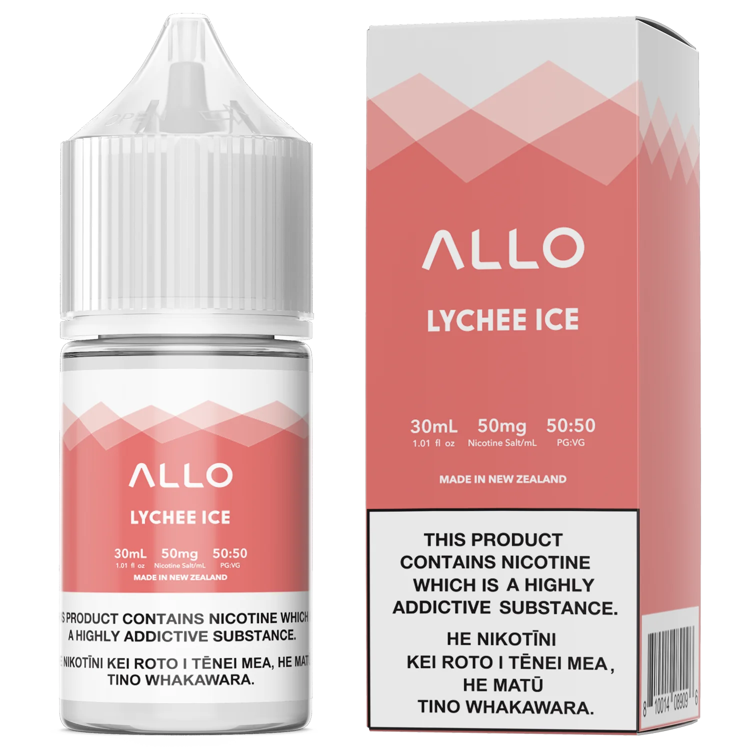 Lychee Ice by Allo Salts Nic Salts Podlyfe