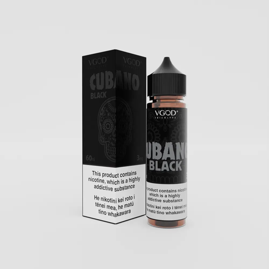 VGOD Cubano Black 60ml eJuice Freebase eLiquid Podlyfe