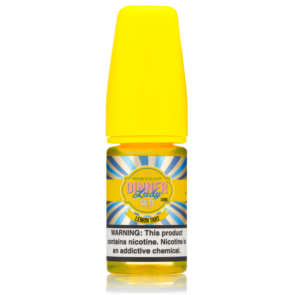 Lemon Tart Nicotine Salt by Vape Dinner Lady E-Liquid Nic Salts 16mg   nicotine vape available in Australia