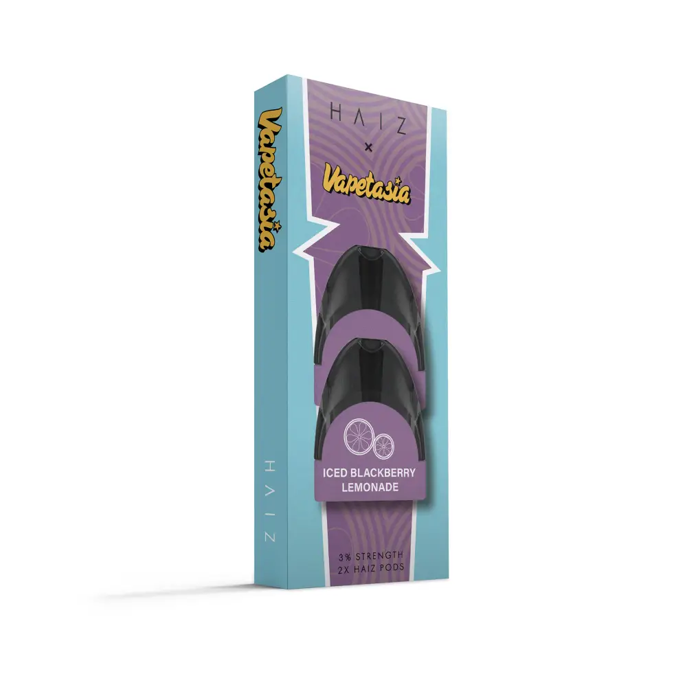 VAPO HAIZ  Blueberry Crumble  Carton (10 Packs) nicotine vape available in Australia